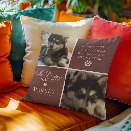 Cojín Decorativo Foto conmemorativa de personalizado Mascota modern