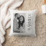 Cojín Decorativo Foto de Boda de Recién Casados Navidad<br><div class="desc">Celebra tu primera Navidad como pareja casada con la Almohada de Navidad para recién casados con foto de boda, un recuerdo personalizado que añade encanto festivo a tu hogar. Con tu foto de boda, esta almohada crea un toque cálido y romántico para la decoración navideña, perfecta para acurrucarse en el...</div>