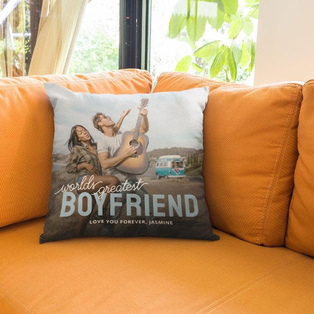 Cojín Decorativo Foto de Boyfriend más grande del mundo (Subido por el creador)