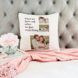 Cojín Decorativo Foto de colección moderna de pareja romántica rega