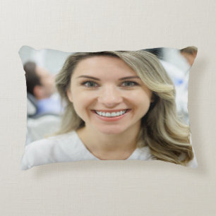 Cojín Decorativo Foto de dentista personalizar