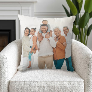 Cojín Decorativo Foto de familia a doble cara
