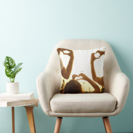 Cojín Decorativo Foto de familiares y amigos