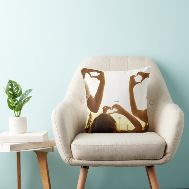 Cojín Decorativo Foto de familiares y amigos (Silla)