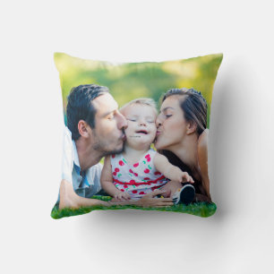 Cojín Decorativo Foto de familiares y amigos