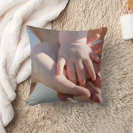 Cojín Decorativo Foto de familiares y amigos