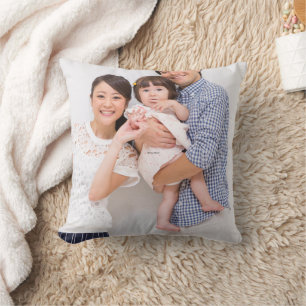 Cojín Decorativo Foto de familiares y amigos