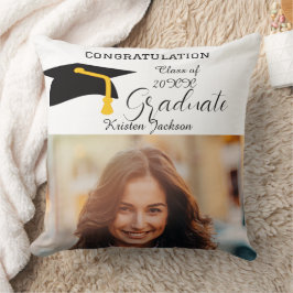 Cojín Decorativo Foto de graduación para celebrar