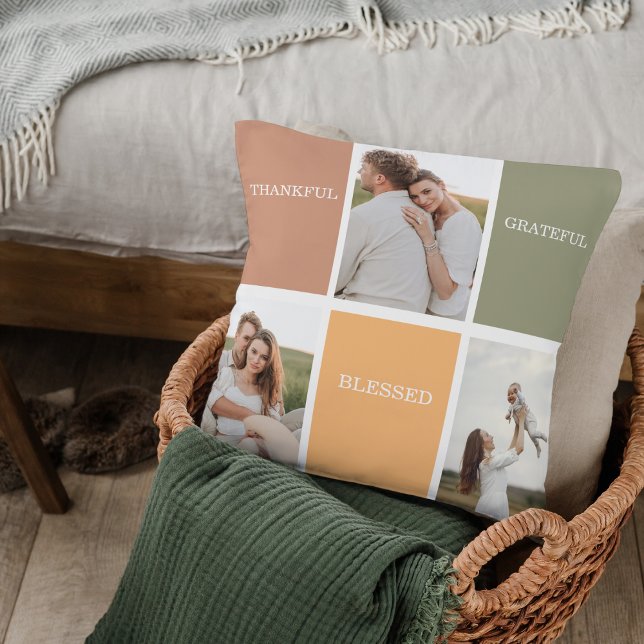 Cojín Decorativo Foto de la colección familiar | Agradecimiento (Subido por el creador)