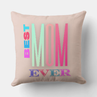 Cojín Decorativo Foto de la familia de la mejor mamá de todos los P