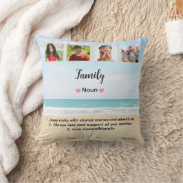 Cojín Decorativo Foto de la familia de Personalizados Cute