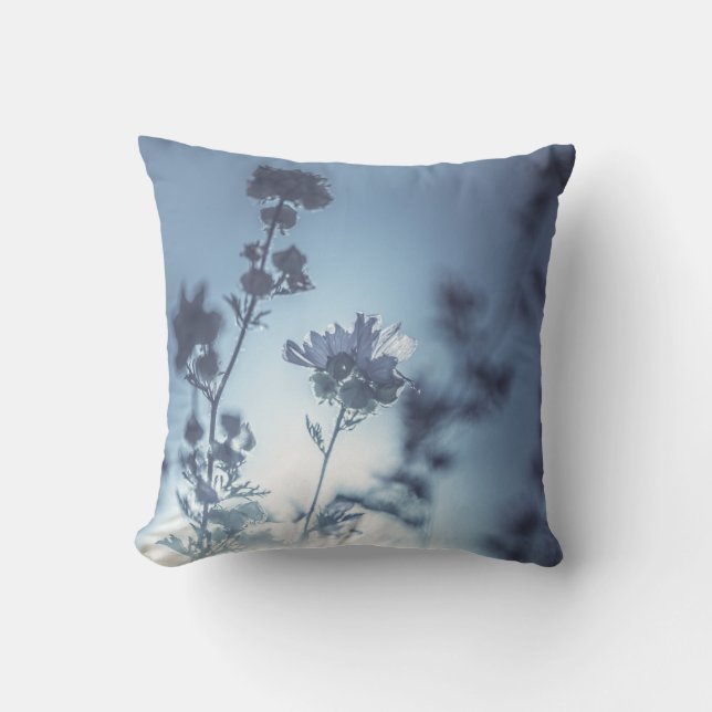 Cojín Decorativo Foto de la naturaleza de las flores (Anverso)