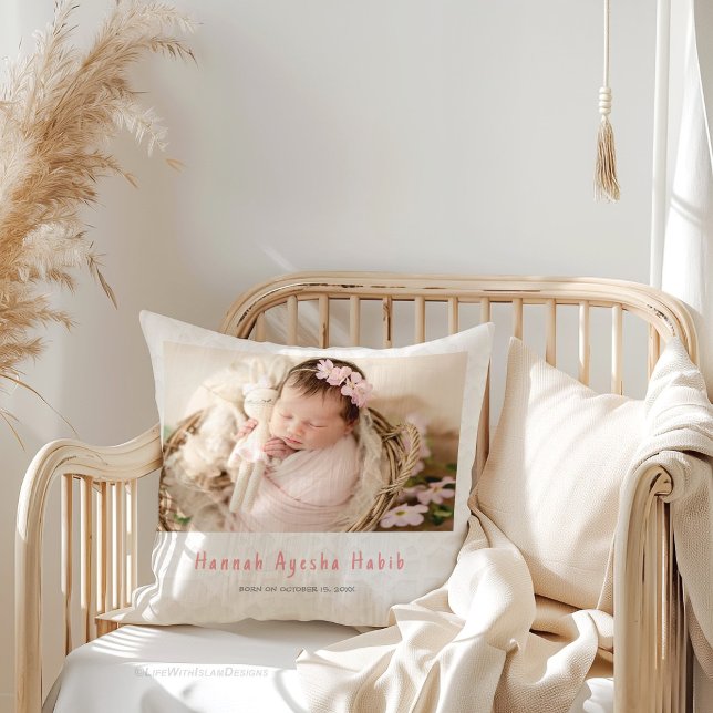 Cojín Decorativo Foto de lazo rosa (Subido por el creador)