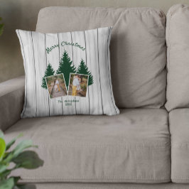 Cojín Decorativo Foto de Navidades rústicos de Woodland