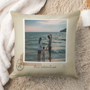 Cojín Decorativo Foto de nuestro personalizado de guión de aventura