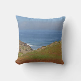 Cojín Decorativo Foto de paisaje oceánico de dunas de la costa del 