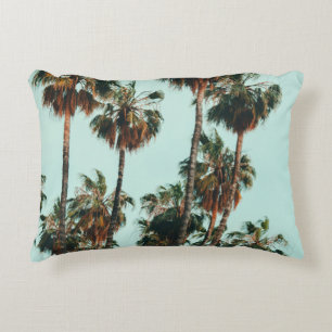 Cojín Decorativo Foto de palmeras verdes