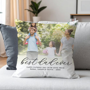 Cojín Decorativo Foto de Personalizado moderno de Best Dad
