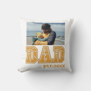 Cojín Decorativo Foto de personalizado Padre Deporte Día Papá Balon