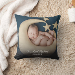 Cojín Decorativo Foto del bebé recién nacido