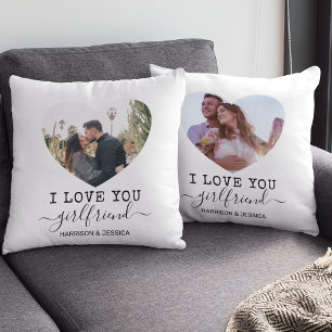 Cojín Decorativo Foto del corazón de novia que te ama