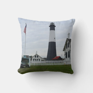 Cojín Decorativo Foto del faro de la isla Tybee en un