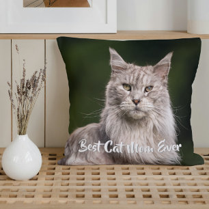 Cojín Decorativo Foto del gato del personalizado Maine Coon