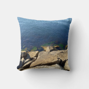 Cojín Decorativo Foto del océano Atlántico Deep Blue Mejor papá del