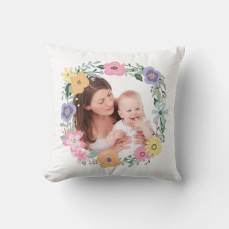 Cojín Decorativo Foto del Personalizado de flor moderna de bonito