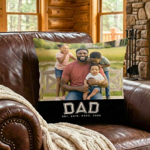 Cojín Decorativo Foto en blanco y negrita moderna establecida por p