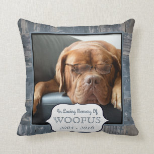 Cojín Decorativo Foto en memoria de Mascotas personalizados   Condo