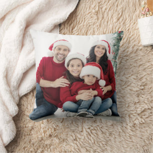 Cojín Decorativo Foto Familiar Personalizada de Doble Cara
