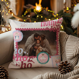 Cojín Decorativo Foto Groovy Cascanueces Retro Pastel Navidad