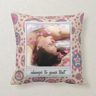Cojín Decorativo Foto inmediata - photoframe con el modelo