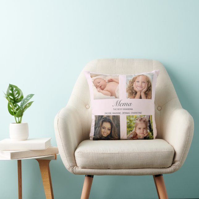 Cojín Decorativo Foto Keepsake para la familia (Silla)