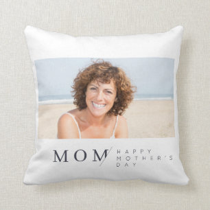 Cojín Decorativo Foto Minimalista moderna feliz día de la madre