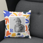 Cojín Decorativo Foto moderna de niños coloridos<br><div class="desc">Foto moderna de niños coloridos</div>