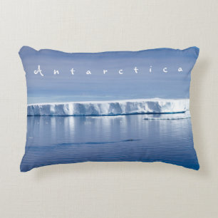 Cojín Decorativo Foto panorámica del iceberg de la Antártida con te