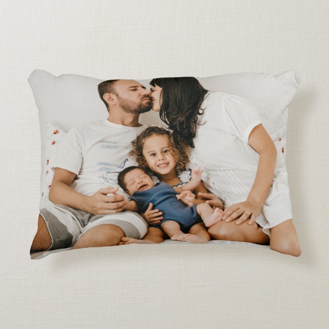 Cojín Decorativo Foto personalizada (Anverso)
