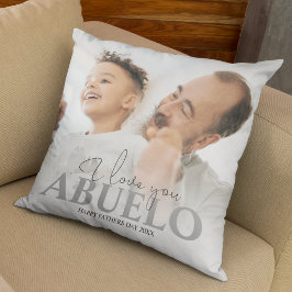 Cojín Decorativo Foto personalizada Abuelo