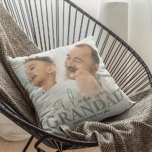 Cojín Decorativo Foto Personalizada Abuelo