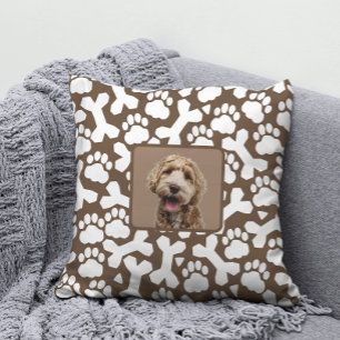 Cojín Decorativo Foto personalizada de mascota personalizada