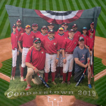 Foto personalizada del equipo de béisbol de Cooper