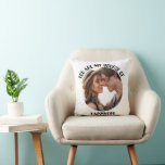 Cojín Decorativo Foto personalizada Eres mi fuente de felicidad<br><div class="desc">Celebra tu amor con esta hermosa plantilla de foto personalizada "Eres mi fuente de felicidad",  perfecta para parejas. Agrega tu foto favorita para crear un recuerdo conmovedor que capture tus momentos especiales juntos. Ideal para aniversarios,  Día de San Valentín,  bodas o simplemente para mostrar cuánto te importa</div>