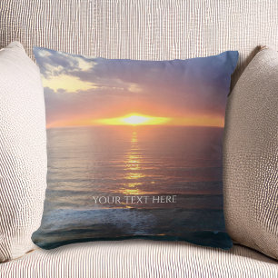 Cojín Decorativo Foto personalizada y texto personalizado