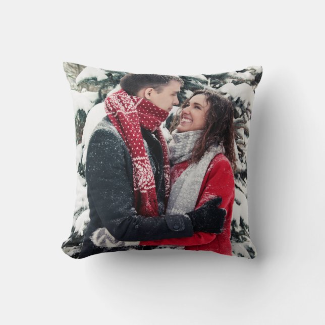 Cojín Decorativo Foto personalizado (Anverso)