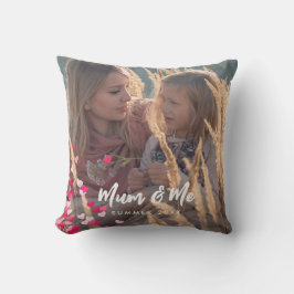 Cojín Decorativo Foto personalizado Moderna Escribiendo Corazones R