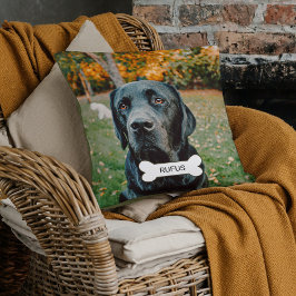 Cojín Decorativo Foto Personalizado Personalizada Y Perro Mascota D