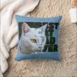 Cojín Decorativo Foto personalizado Y Texto Personalizados Mejor Pa<br><div class="desc">Foto personalizado y texto mejor almohada personalizada de papá gato de Ricaso - agrega tu propia fotografía,  arte y texto a esta camiseta de personalizable - ideal para el día del padre o cualquier día</div>