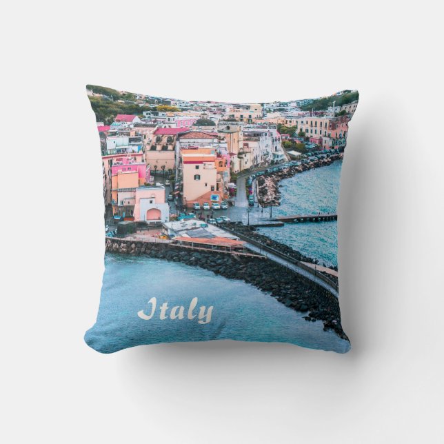 Cojín Decorativo Foto vieja de Italia (Anverso)